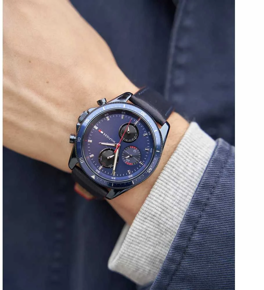 Laikrodis TOMMY HILFIGER MEN'S WATCH 1791839 PARKER (zf041b)