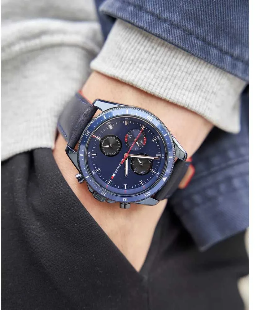 Laikrodis TOMMY HILFIGER MEN'S WATCH 1791839 PARKER (zf041b)