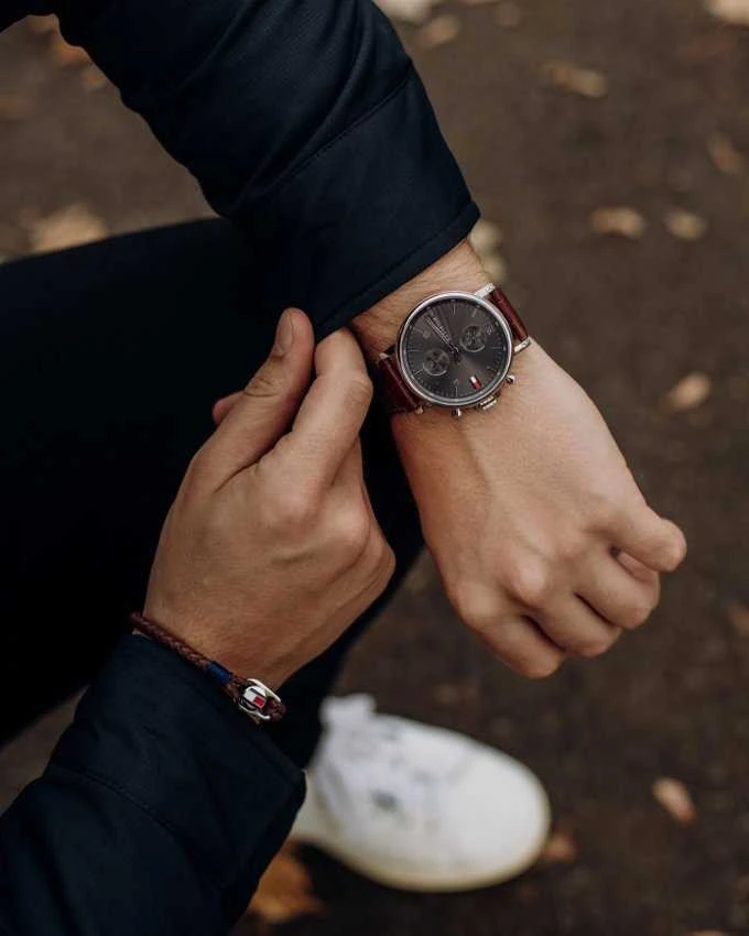 TOMMY HILFIGER VYRIŠKAS LAIKRODIS 1710416 DANIEL (zf010a) + DĖŽUTĖ