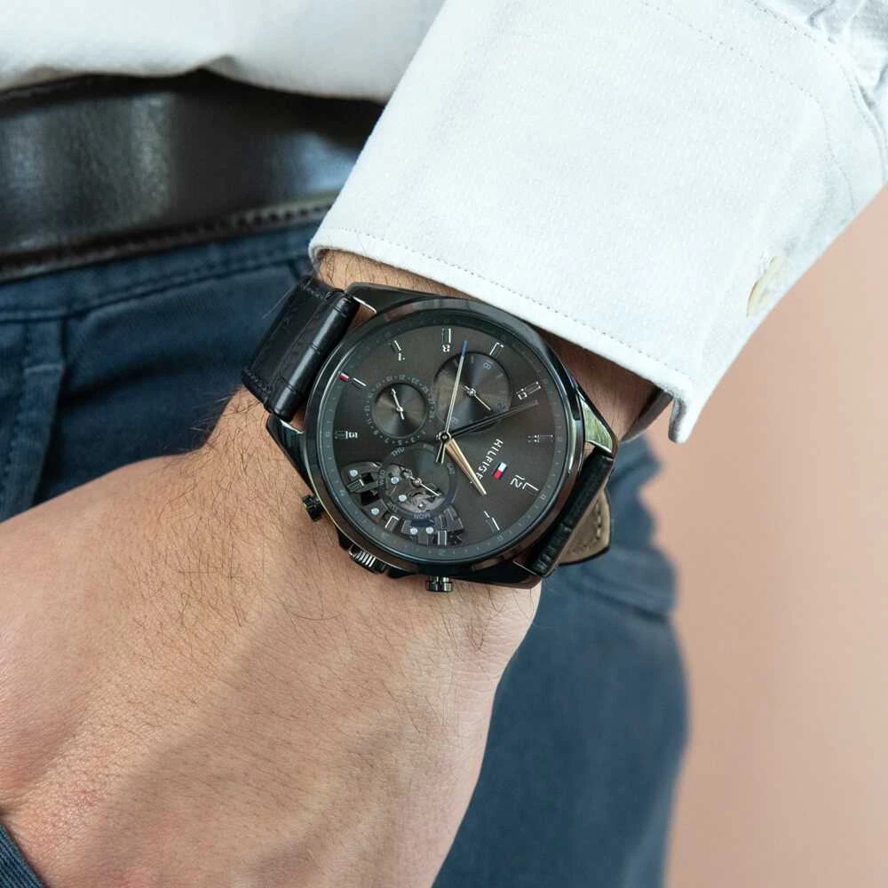 TOMMY HILFIGER VYRIŠKAS LAIKRODIS 1710452 BAKER (zf043c)