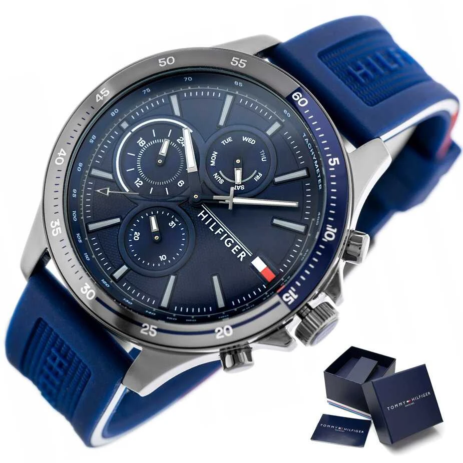 TOMMY HILFIGER VYRIŠKAS LAIKRODIS 1791721 BANK (zf023a)