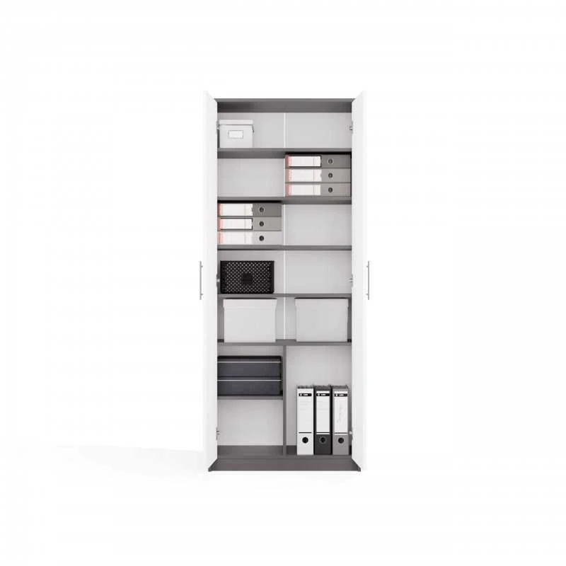 „Top E Shop“ OLIV 2D UŽDARA LENTYNA, ANTRACITO/Baltas KOMPLEKTAS