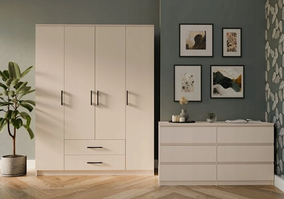 Top E Shop ROMANA spinta 160x205 Kašmyro spalvos be veidrodžio