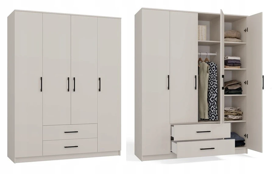 Top E Shop ROMANA spinta 160x205 Kašmyro spalvos be veidrodžio