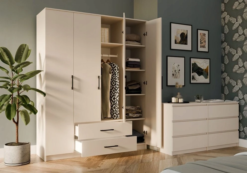 Top E Shop ROMANA spinta 160x205 Kašmyro spalvos be veidrodžio