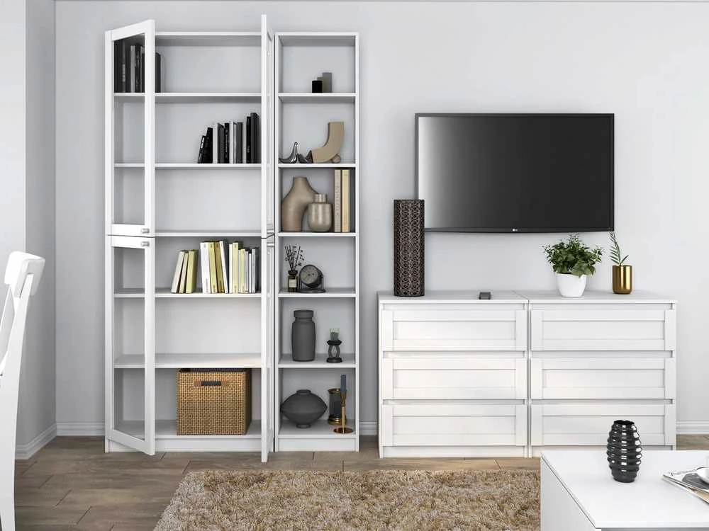 Top E Shop Topeshop W40 PAFOS BIA vitrina, balta