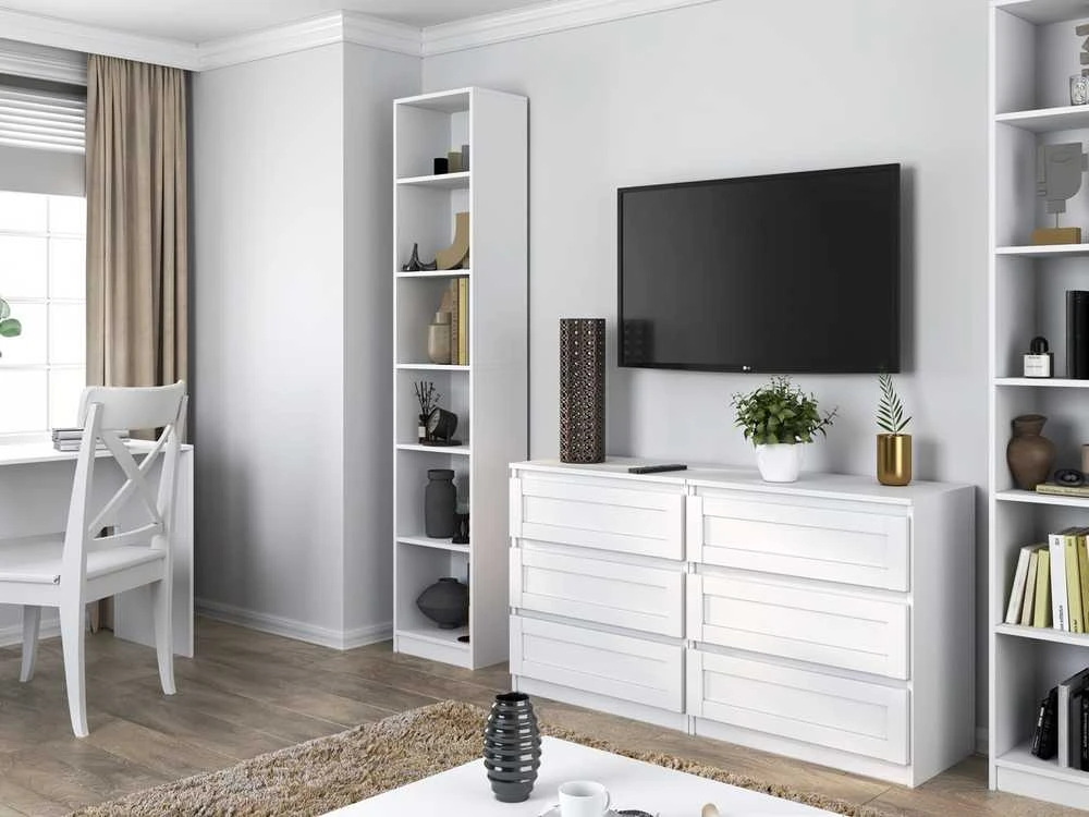 Top E Shop Topeshop W40 PAFOS BIA vitrina, balta