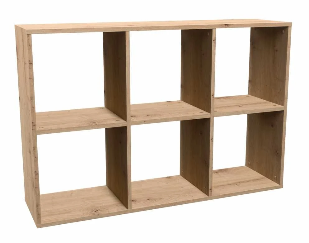 „Top E Shop“ „Topeshop“ MALAX 2X3 ARTISAN svetainės knygų lentyna