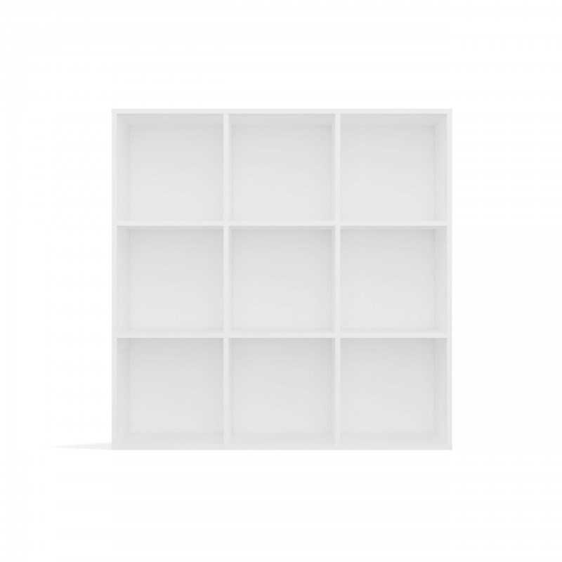 Top E Shop MALAX 3x3 H Baltas SHELVING UNIT