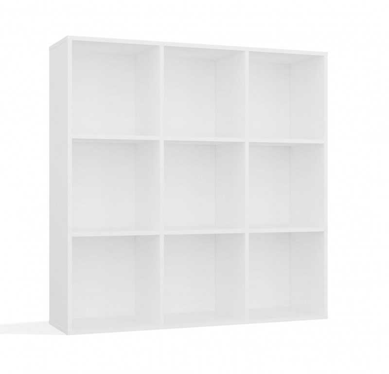 Top E Shop MALAX 3x3 H Baltas SHELVING UNIT