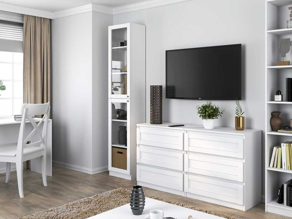 Top E Shop Topeshop W40 PAFOS BIA 2S KPL showcase Baltas