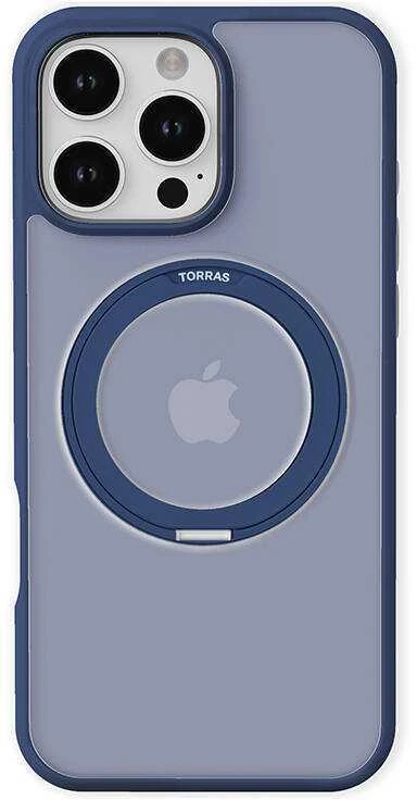 Torras Ostand Pro dėklas, skirtas iPhone 16 ProMax (mėlynas)