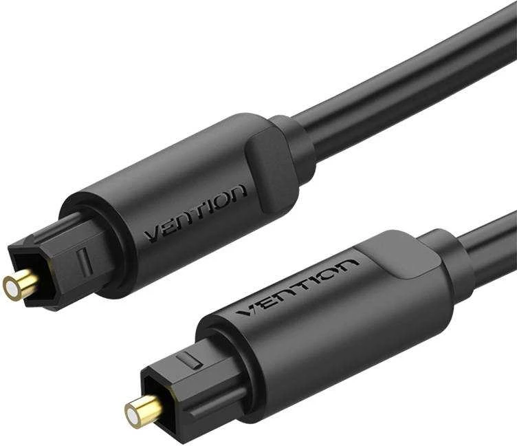 Vention Toslink optinio garso kabelio ventiliacijos anga 1 m (juodas)