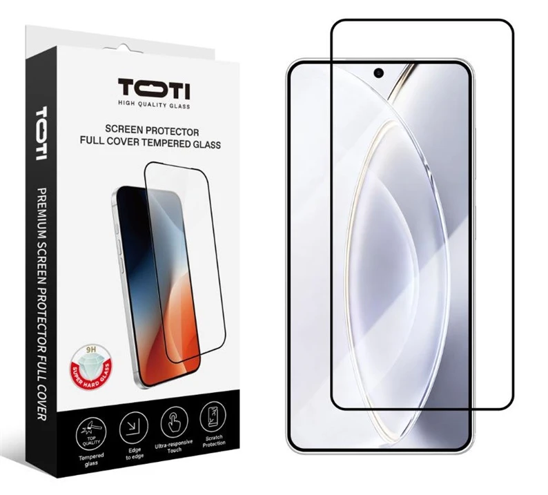TOTI PREMIUM grūdinto stiklo 2.5D ekrano apsauga, skirta „Samsung Galaxy S26 Ultra“ telefonui.