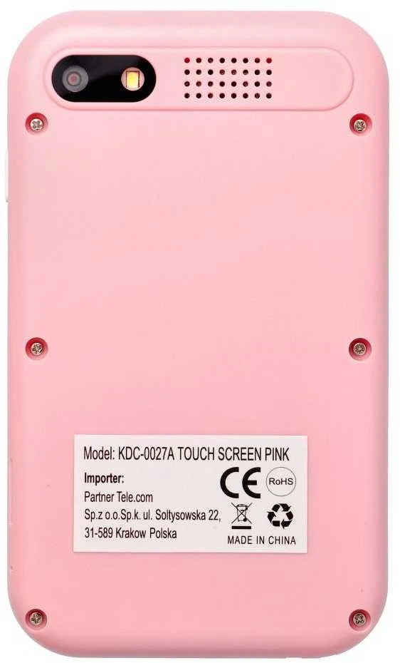 Oem Vaikiška žaidimų konsolė su jutikliniu ekranu 2,8" KDC-0027A rožinė