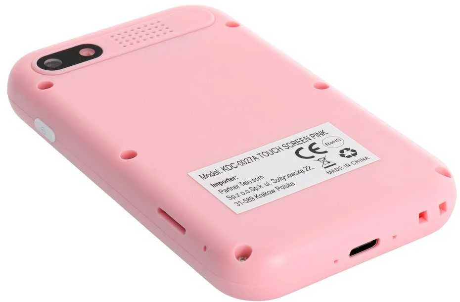 Oem Vaikiška žaidimų konsolė su jutikliniu ekranu 2,8" KDC-0027A rožinė