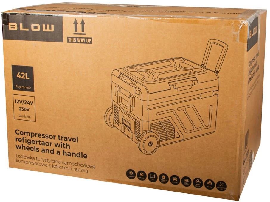 42L BLOW kompresorinis auto šaldytuvas