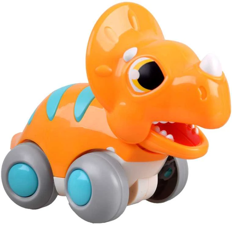 Hola Žaislų automobilis važiuoja „Dinozaurų triceratops“ žaislas