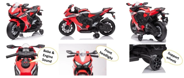 None Žaislinis akumuliatorinis motociklas HONDA