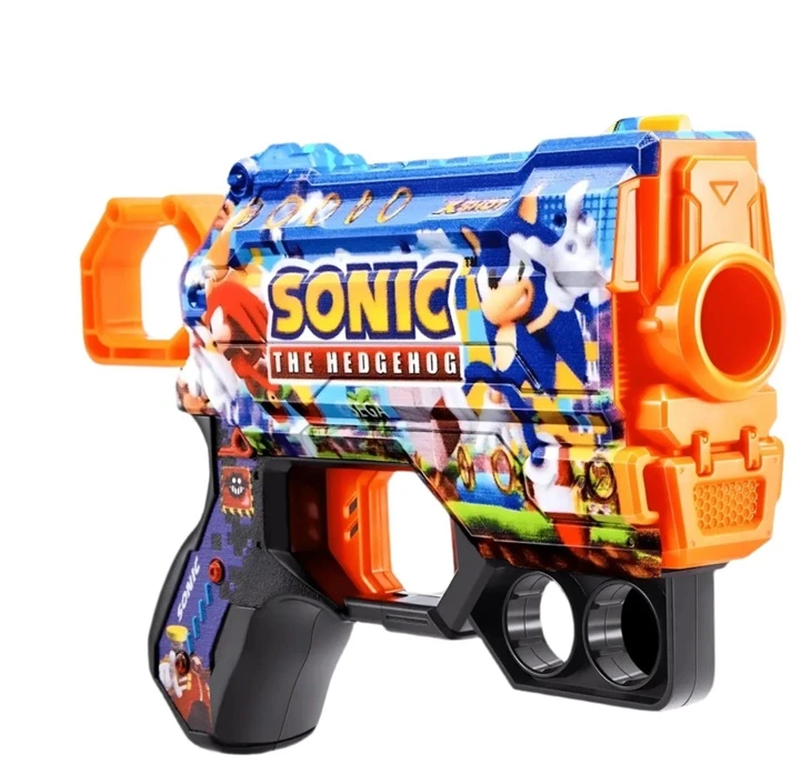 XSHOT žaislinis šautuvas Sonic The Hedgehog 8vnt., asort., 36679