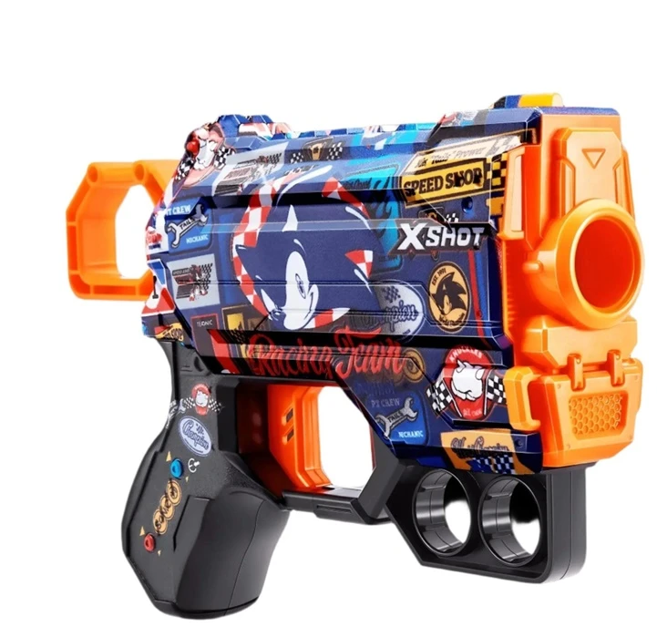 XSHOT žaislinis šautuvas Sonic The Hedgehog 8vnt., asort., 36679