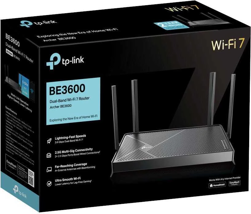 Maršrutizatorius TP-LINK BE3600 lubinis „Wi-Fi 7“ prieigos taškas | EAP723 | 802.11ax | 688+2882 Mbit/s | MU-MiMO Taip | PoE įvestis