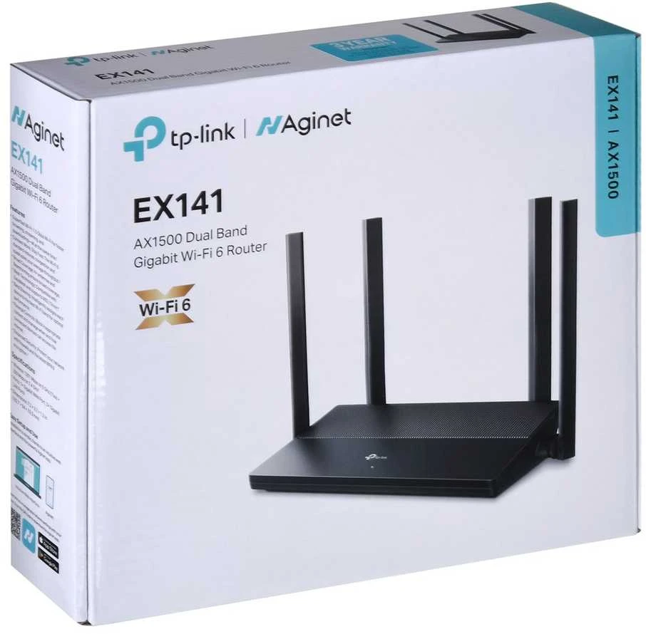 Carruzzo Belaidis Maršrutizatorius - TP-Link EX141, Juodas