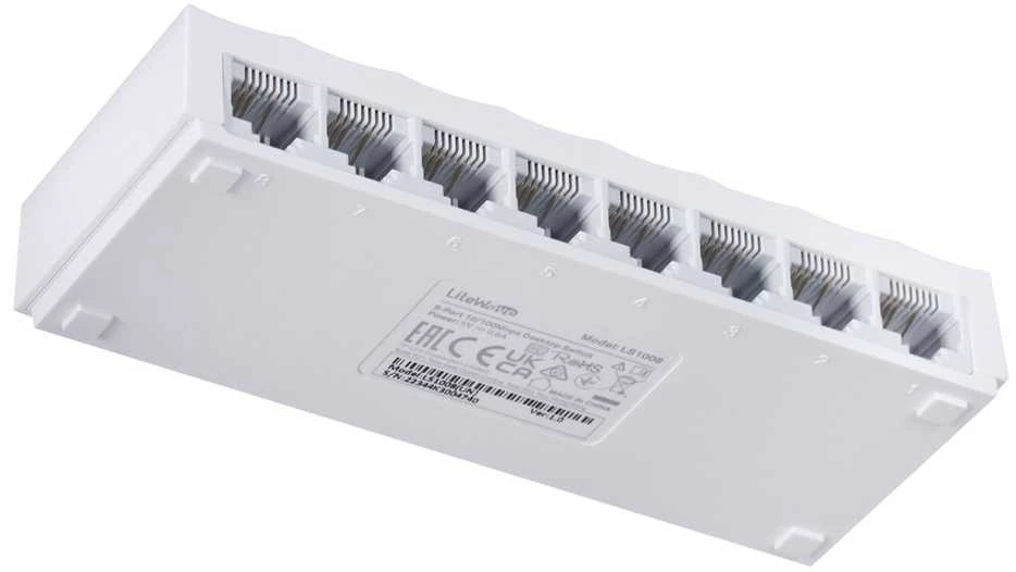 Šakotuvas TP-LINK LiteWave 8 prievadų 10/100M darbalaukio jungiklis 8 10/100M RJ45 prievadų darbalaukio plastikinis dėklas