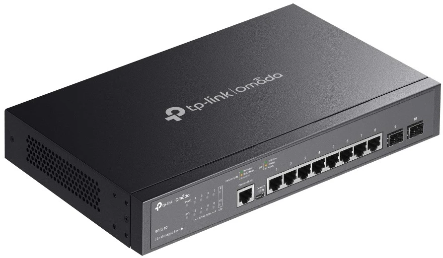 Šakotuvas Tinklo Įranga - TP-LINK SG3210 8-Port 1Gbps L2+ L3 Jungiklis