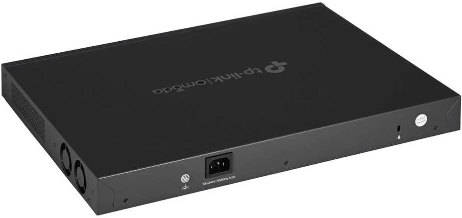 Šakotuvas TP-Link Omada ES228GMP tinklo komutatorius, valdomas L2 gigabito Ethernet (10/100/1000), maitinimas per Ethernet (PoE), Juodas