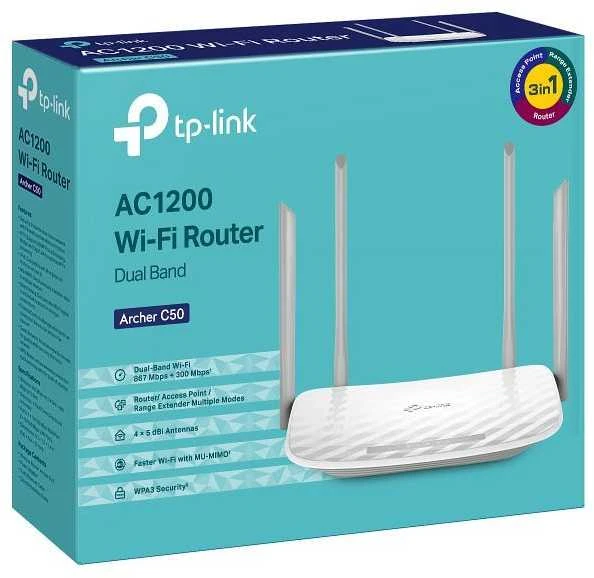 TP-LINK Archer C50 WLAN maršrutizatorius