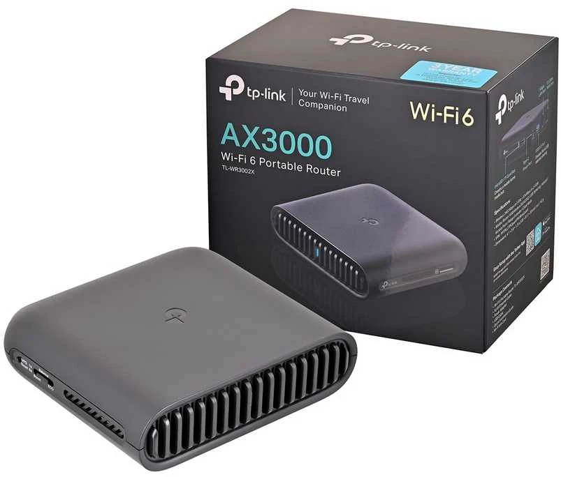 TP-LINK | AX3000 Wi-Fi 6 Portable Maršrutizatorius | TL-WR3002X | 802.11ax | 574/2402 Mbit/s | Ethernet LAN (RJ-45) jungtys 1 | Mesh Support No | MU-MiMO No | No mobile broadband