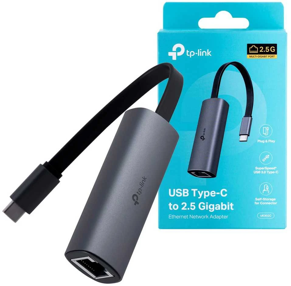 TP-Link UE302C tinklo adapteris su pakuote