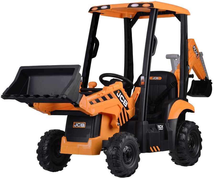 Jokomisiada Tractor Excavator Baterija Charger Large 4in1 Construction Vehicle PA0312