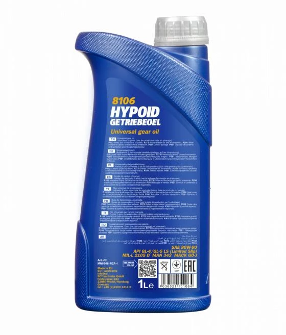 Transmisinis tepalas Mannol GL-5 80w90, 1 l