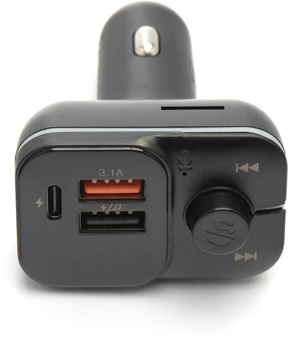 BlueStar Automobilio siųstuvas Blue Star Wave L3 RGB Classy apšvietimas typ C x1 USB x2 20W juodas
