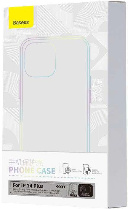 Skaidrus dėklas ir grūdintas stiklas Baseus Corning, skirtas iPhone 14 Plus