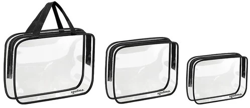 Transparent Kosmetinis krepšelis 3 in 1 Soulima 21448