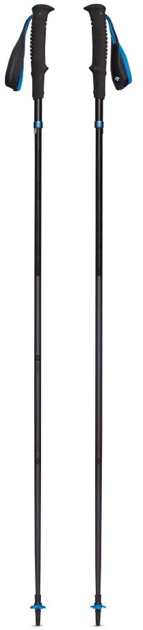 Black Diamond Juodas Diamond Trekkinimo Lazdos - Juodas Diamond Distance Z 3-sekcijų Aliuminio Pilkšvos Spalvos