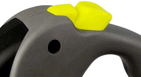 Flexi Giant Automatinis juostinis pavadėlis, 8 m / šunims iki 25kg / spalva: juoda ir pilka