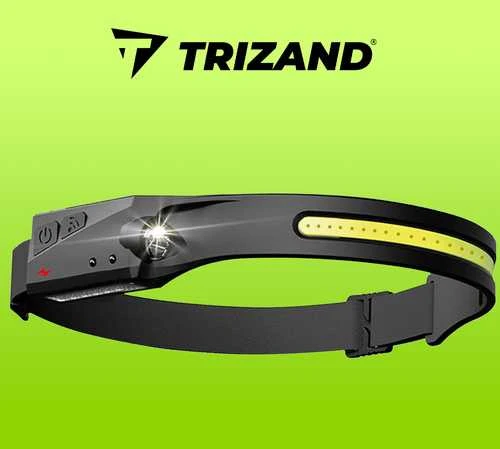Trizand Galingas LED COB XPE prožektorius ant galvos