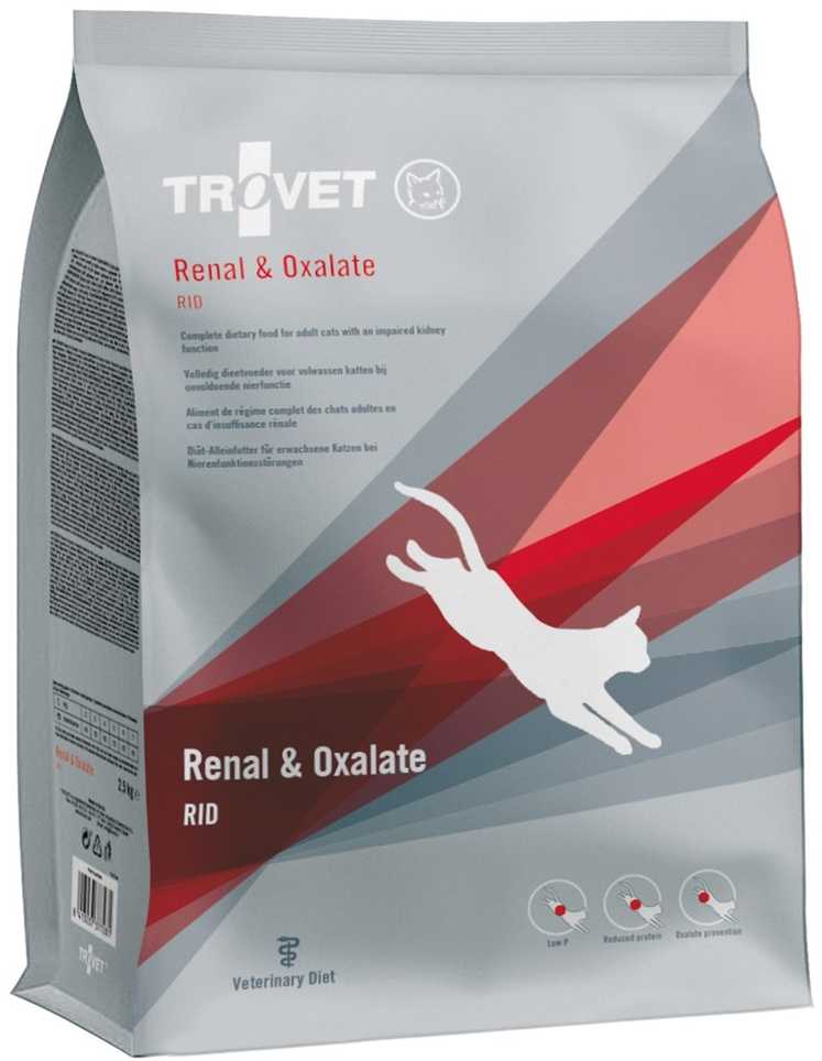 Kačių Maistas - TROVET Renal & Oxalate RID Sausas Kačių Maistas 2.5kg