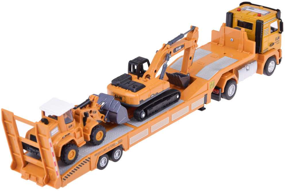 Jokomisiada Sunkvežimio vilkiko ekskavatoriaus ir buldozerio rinkinys su "Little Builder" garsu ZA5008
