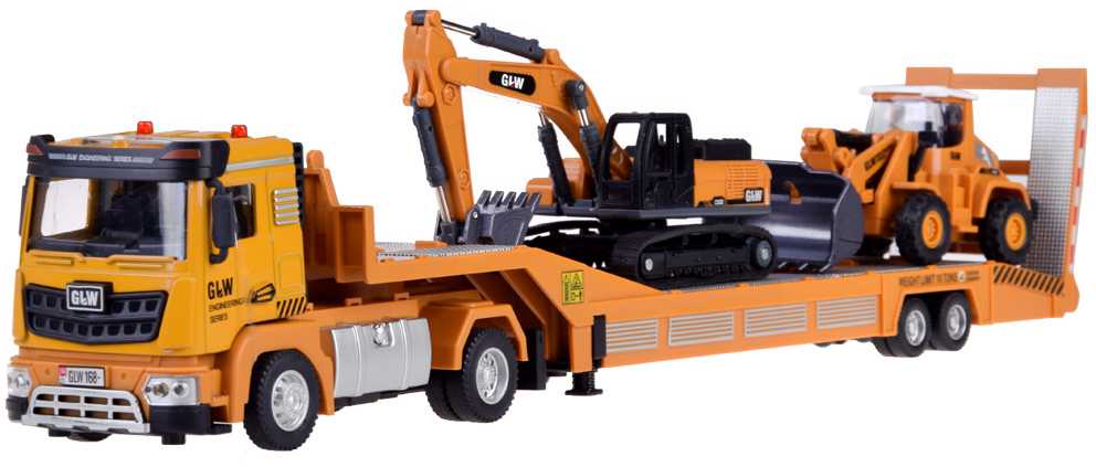 Jokomisiada Sunkvežimio vilkiko ekskavatoriaus ir buldozerio rinkinys su "Little Builder" garsu ZA5008