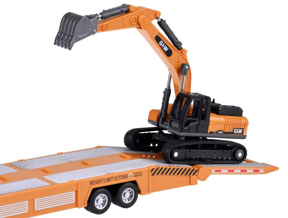 Jokomisiada Sunkvežimio vilkiko ekskavatoriaus ir buldozerio rinkinys su "Little Builder" garsu ZA5008