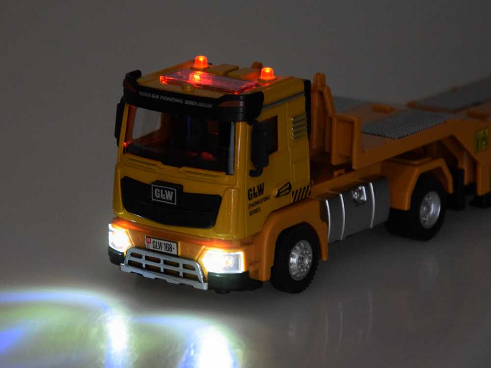 Jokomisiada Sunkvežimio vilkiko ekskavatoriaus ir buldozerio rinkinys su "Little Builder" garsu ZA5008