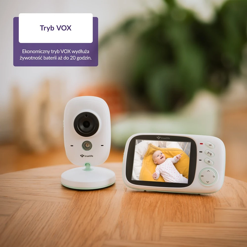 TLF Mobili auklė TrueLife NannyCam H32 Pro LCD 3,2” IPS 20fps