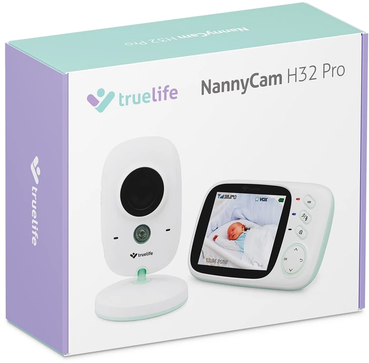 TLF Mobili auklė TrueLife NannyCam H32 Pro LCD 3,2” IPS 20fps