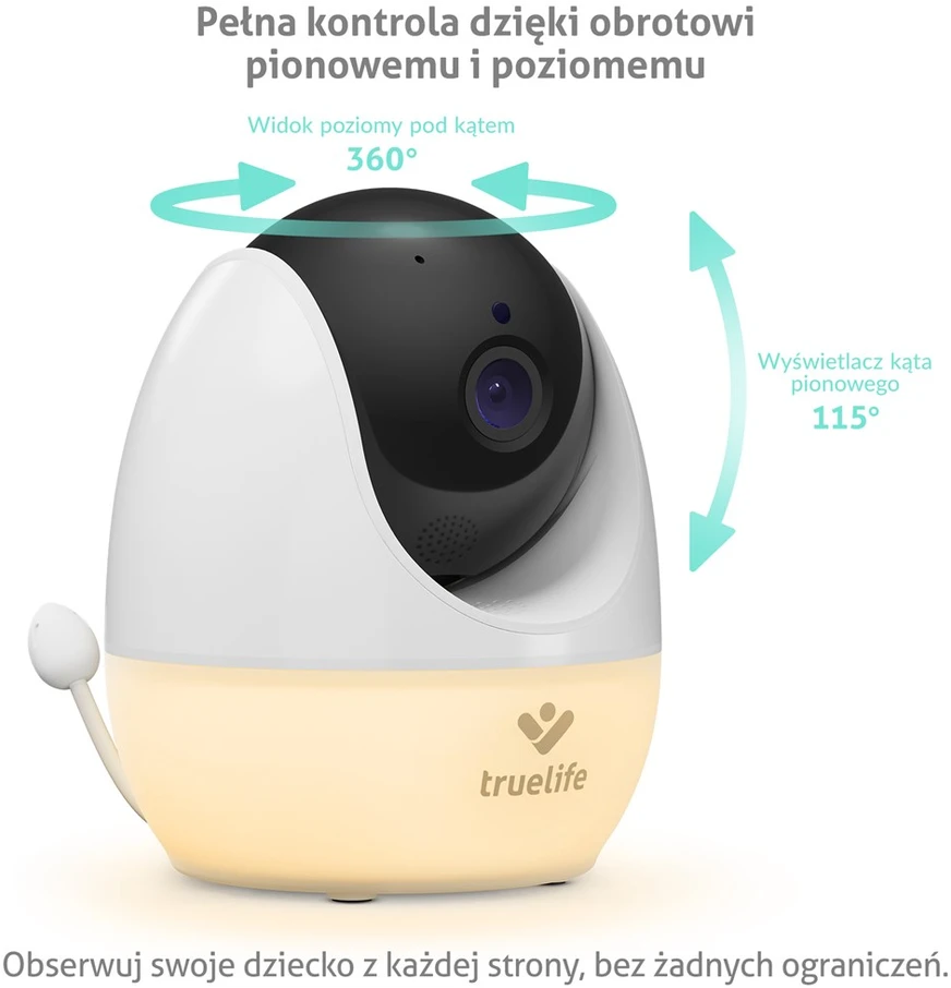 TrueLife NannyCam R4 Pro baby monitorius