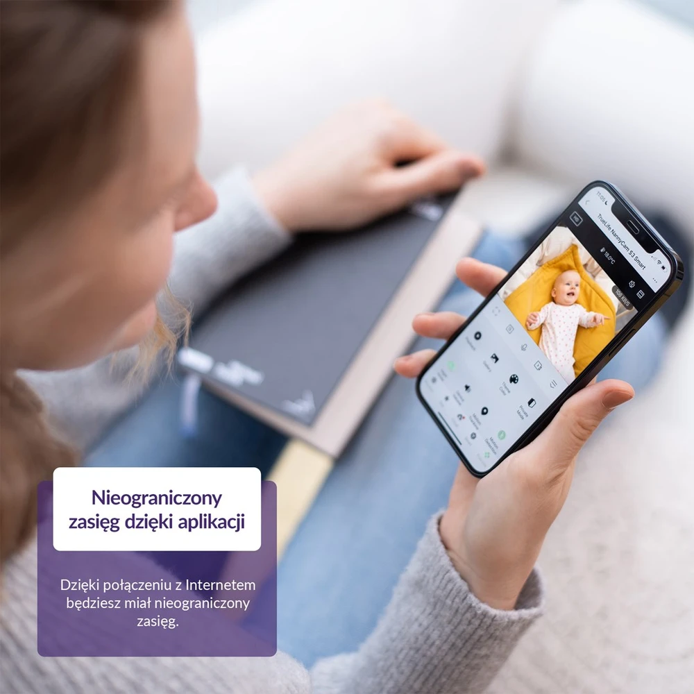 TLF Elektroninė kūdikio stebėjimo TrueLife NannyCam S3 Smart